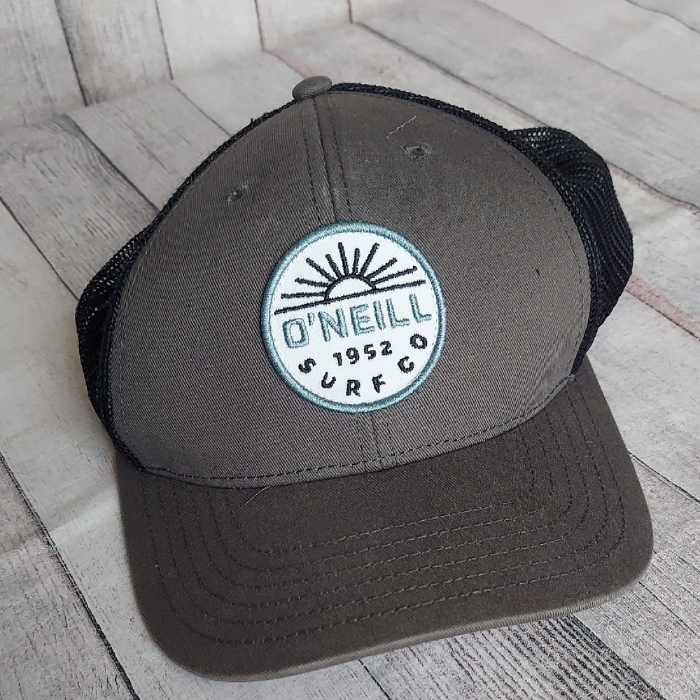 O'Neill Gray and Black Surf Cap